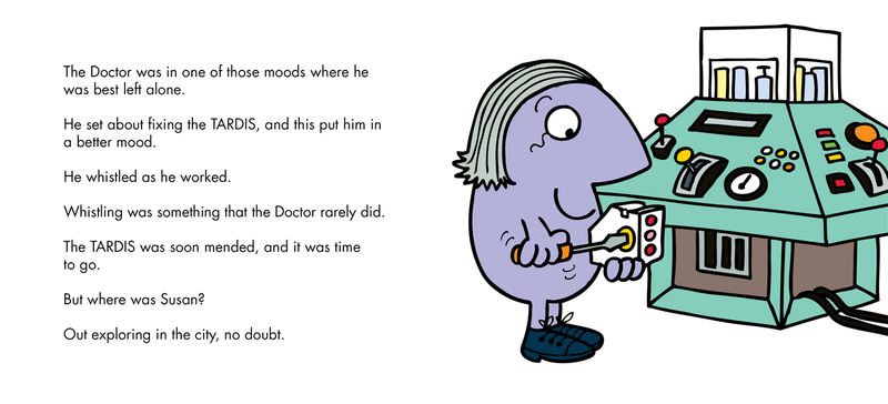 Illustration for article titled The Doctor Is an Adorable Grump In the First Look Inside the Doctor Who/Mr. Men Mashup